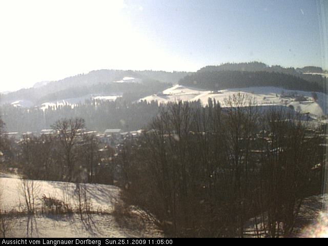Webcam-Bild: Aussicht vom Dorfberg in Langnau 20090125-110500