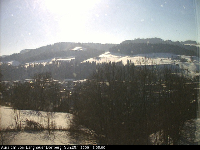 Webcam-Bild: Aussicht vom Dorfberg in Langnau 20090125-120500