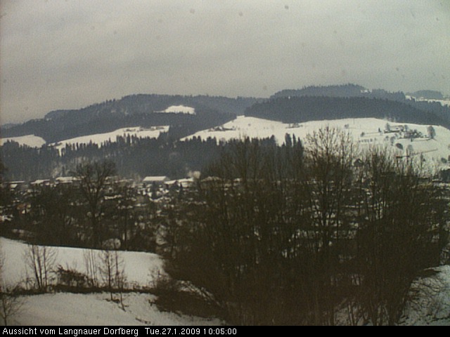 Webcam-Bild: Aussicht vom Dorfberg in Langnau 20090127-100500