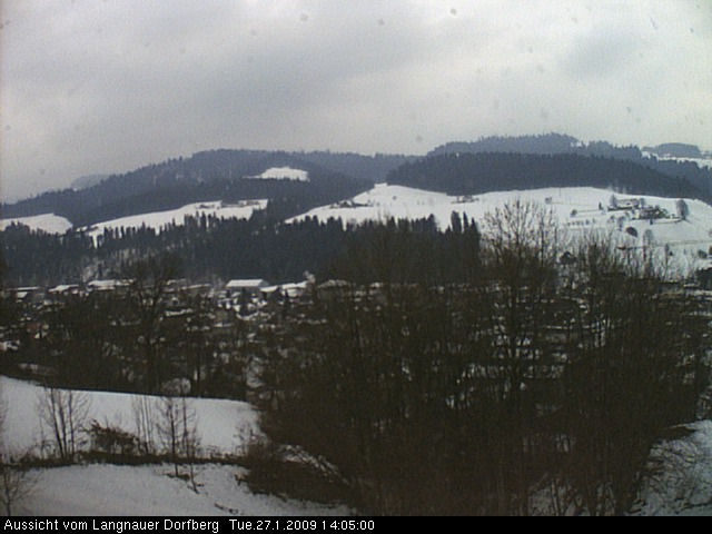 Webcam-Bild: Aussicht vom Dorfberg in Langnau 20090127-140500