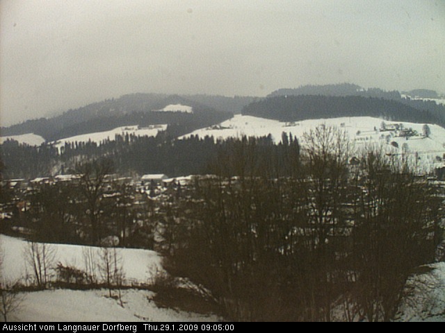 Webcam-Bild: Aussicht vom Dorfberg in Langnau 20090129-090500
