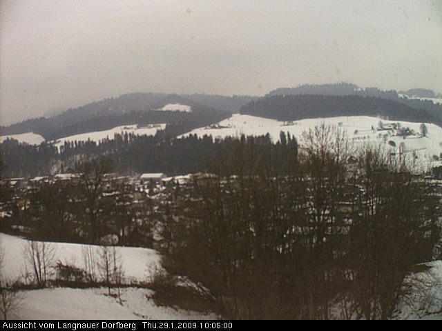 Webcam-Bild: Aussicht vom Dorfberg in Langnau 20090129-100500