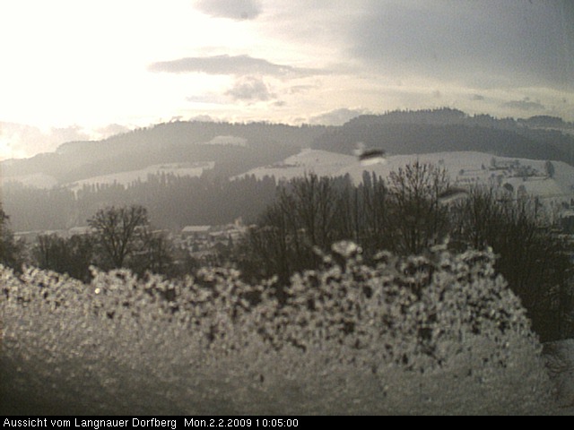 Webcam-Bild: Aussicht vom Dorfberg in Langnau 20090202-100500
