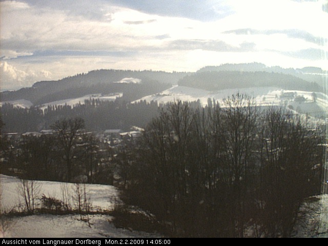Webcam-Bild: Aussicht vom Dorfberg in Langnau 20090202-140500