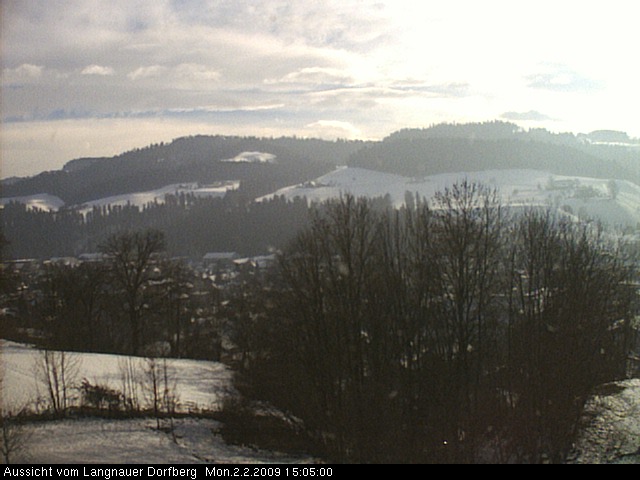 Webcam-Bild: Aussicht vom Dorfberg in Langnau 20090202-150500