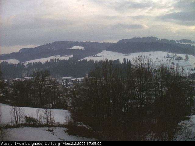 Webcam-Bild: Aussicht vom Dorfberg in Langnau 20090202-170500
