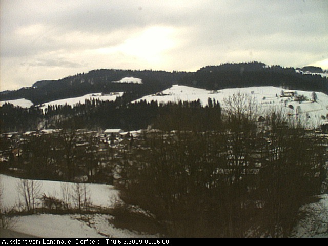Webcam-Bild: Aussicht vom Dorfberg in Langnau 20090205-090500