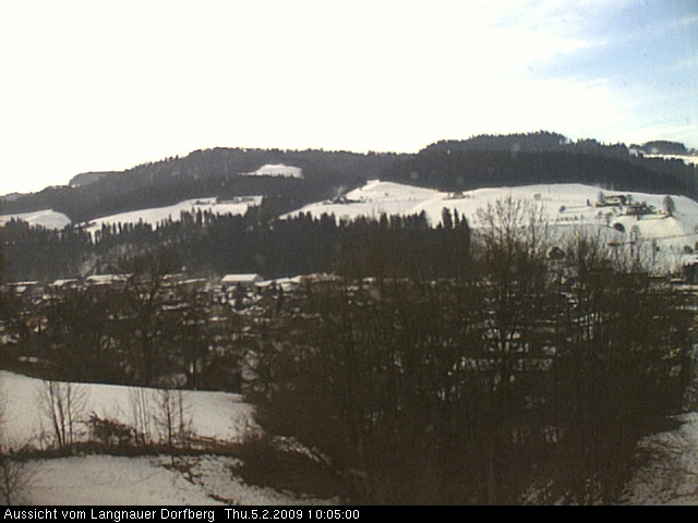 Webcam-Bild: Aussicht vom Dorfberg in Langnau 20090205-100500