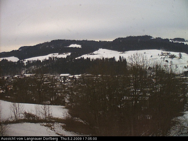 Webcam-Bild: Aussicht vom Dorfberg in Langnau 20090205-170500
