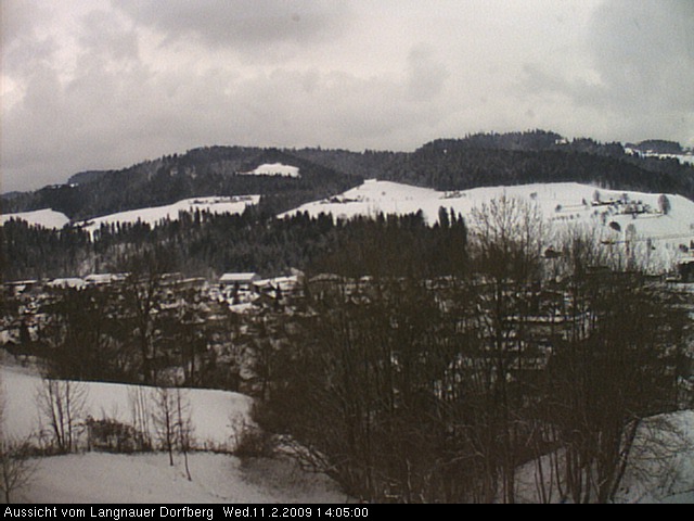 Webcam-Bild: Aussicht vom Dorfberg in Langnau 20090211-140500