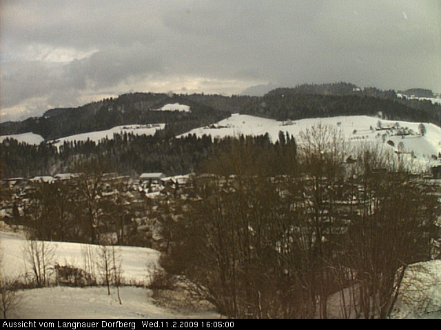 Webcam-Bild: Aussicht vom Dorfberg in Langnau 20090211-160500