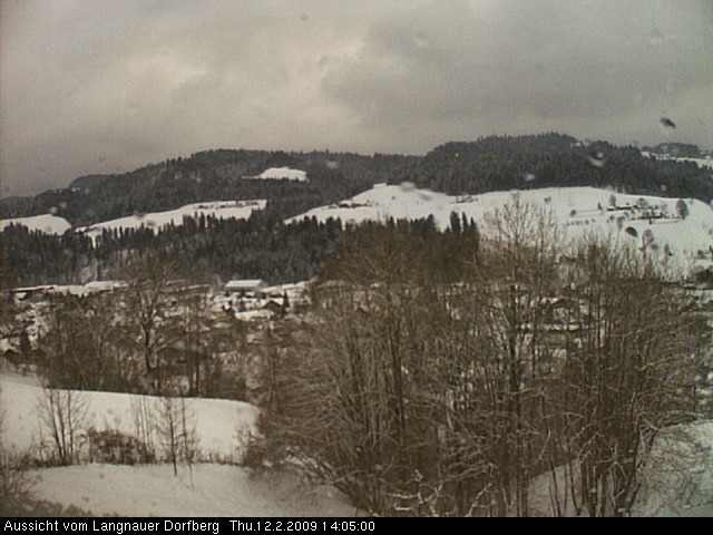 Webcam-Bild: Aussicht vom Dorfberg in Langnau 20090212-140500