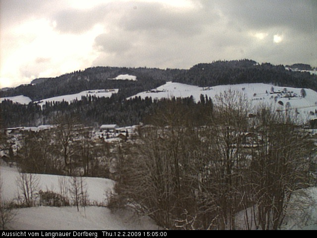 Webcam-Bild: Aussicht vom Dorfberg in Langnau 20090212-150500