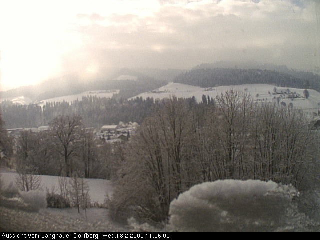 Webcam-Bild: Aussicht vom Dorfberg in Langnau 20090218-110500
