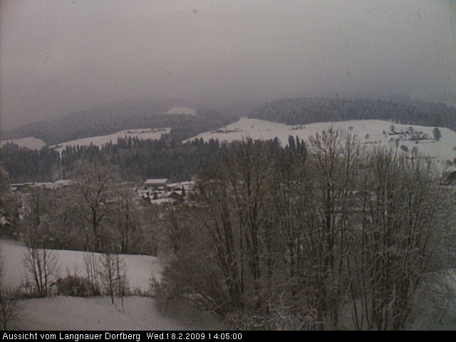 Webcam-Bild: Aussicht vom Dorfberg in Langnau 20090218-140500