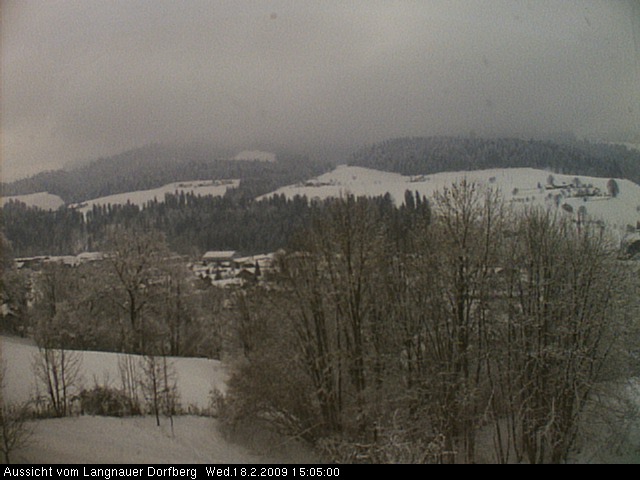 Webcam-Bild: Aussicht vom Dorfberg in Langnau 20090218-150500