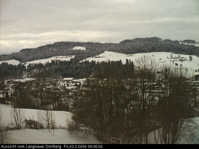 Webcam-Bild: Aussicht vom Dorfberg in Langnau 20090220-090500