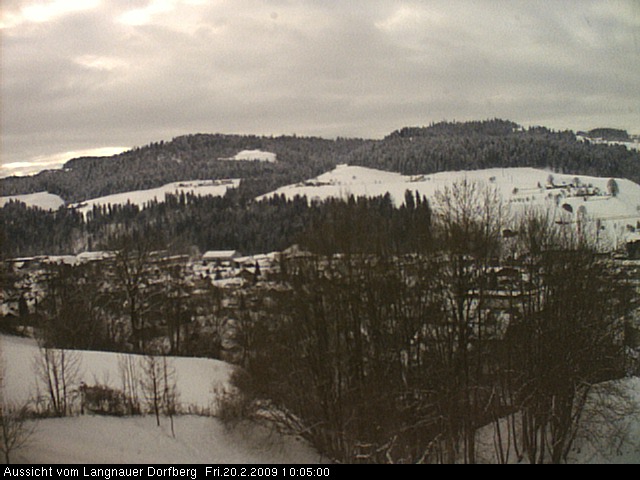 Webcam-Bild: Aussicht vom Dorfberg in Langnau 20090220-100500