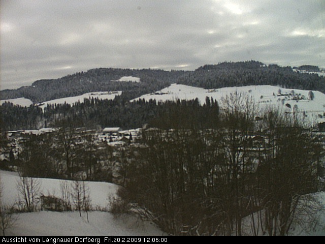 Webcam-Bild: Aussicht vom Dorfberg in Langnau 20090220-120500