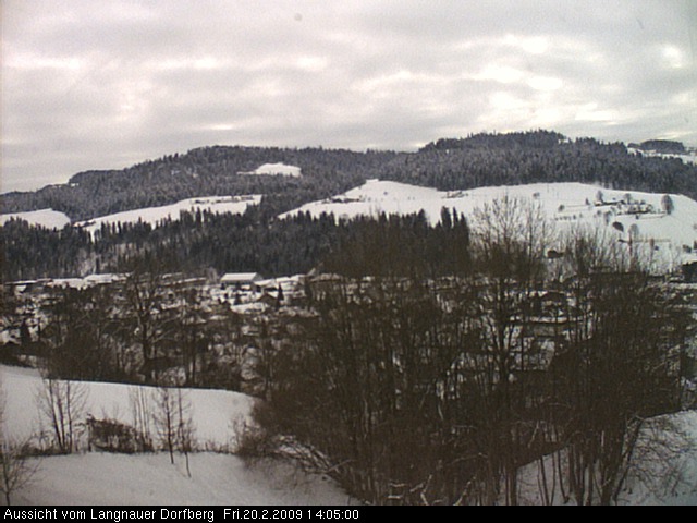 Webcam-Bild: Aussicht vom Dorfberg in Langnau 20090220-140500