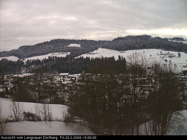 Webcam-Bild: Aussicht vom Dorfberg in Langnau 20090220-150500