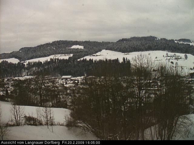 Webcam-Bild: Aussicht vom Dorfberg in Langnau 20090220-160500