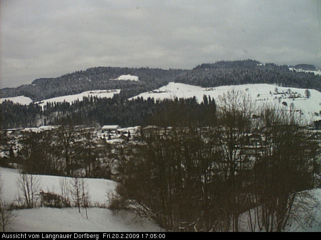 Webcam-Bild: Aussicht vom Dorfberg in Langnau 20090220-170500