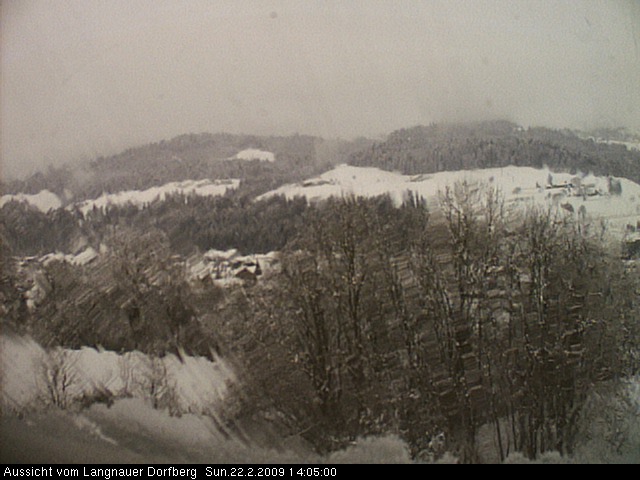 Webcam-Bild: Aussicht vom Dorfberg in Langnau 20090222-140500
