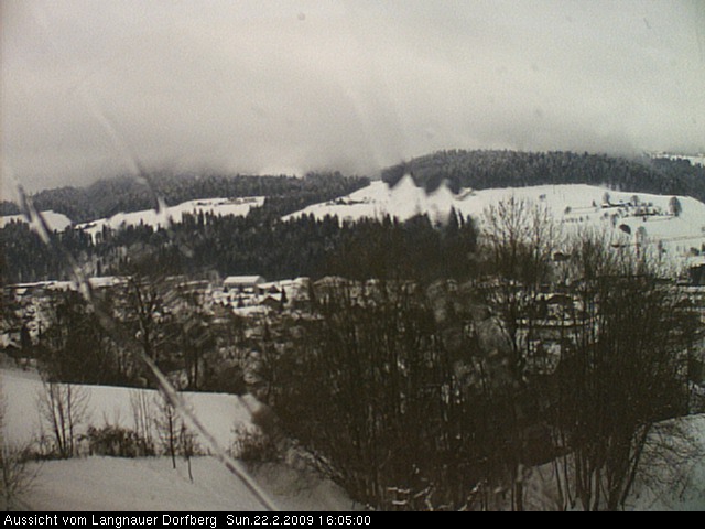Webcam-Bild: Aussicht vom Dorfberg in Langnau 20090222-160500