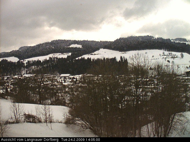 Webcam-Bild: Aussicht vom Dorfberg in Langnau 20090224-140500