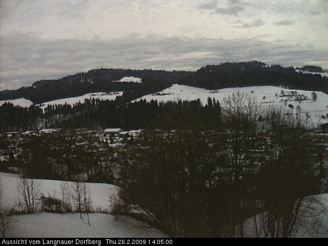Webcam-Bild: Aussicht vom Dorfberg in Langnau 20090226-140500