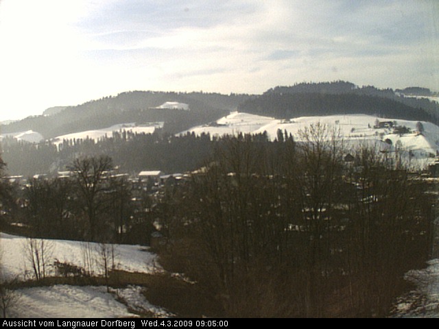 Webcam-Bild: Aussicht vom Dorfberg in Langnau 20090304-090500