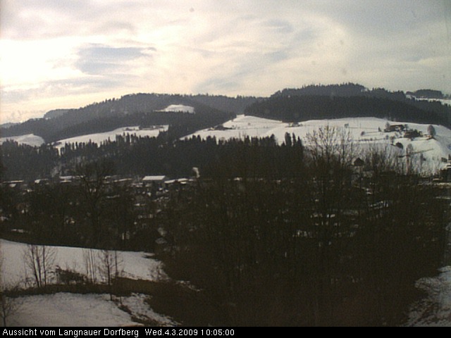 Webcam-Bild: Aussicht vom Dorfberg in Langnau 20090304-100500