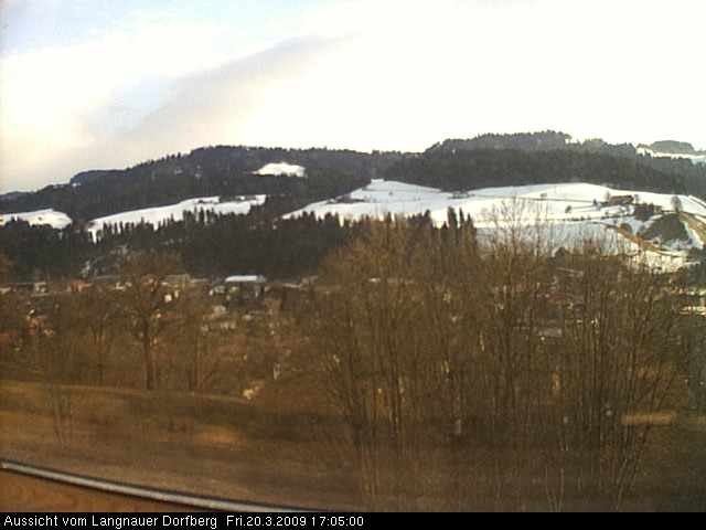 Webcam-Bild: Aussicht vom Dorfberg in Langnau 20090320-170500