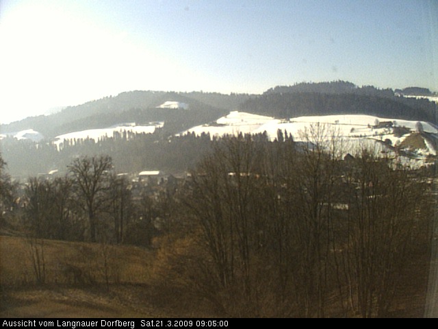 Webcam-Bild: Aussicht vom Dorfberg in Langnau 20090321-090500