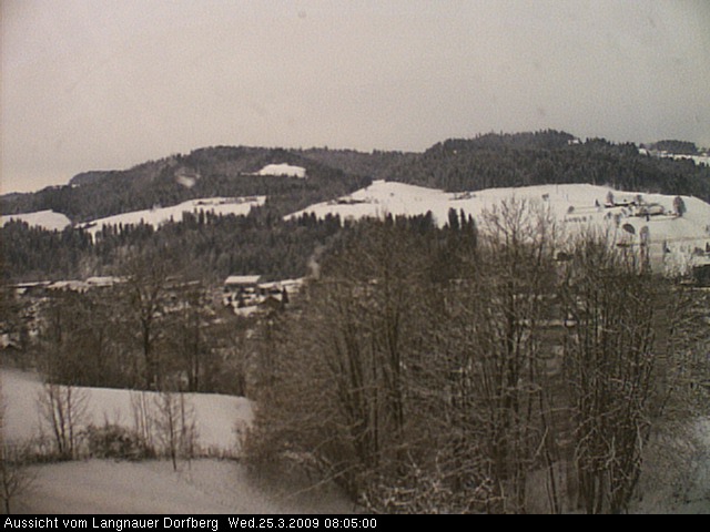 Webcam-Bild: Aussicht vom Dorfberg in Langnau 20090325-080500