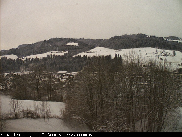 Webcam-Bild: Aussicht vom Dorfberg in Langnau 20090325-090500