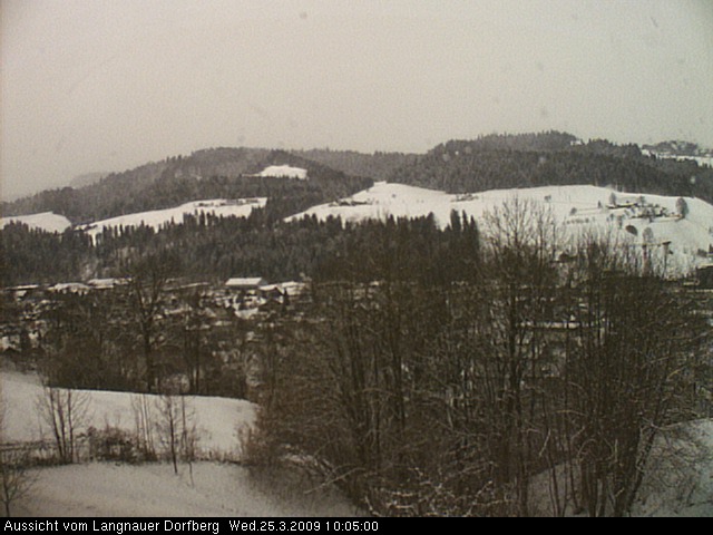 Webcam-Bild: Aussicht vom Dorfberg in Langnau 20090325-100500