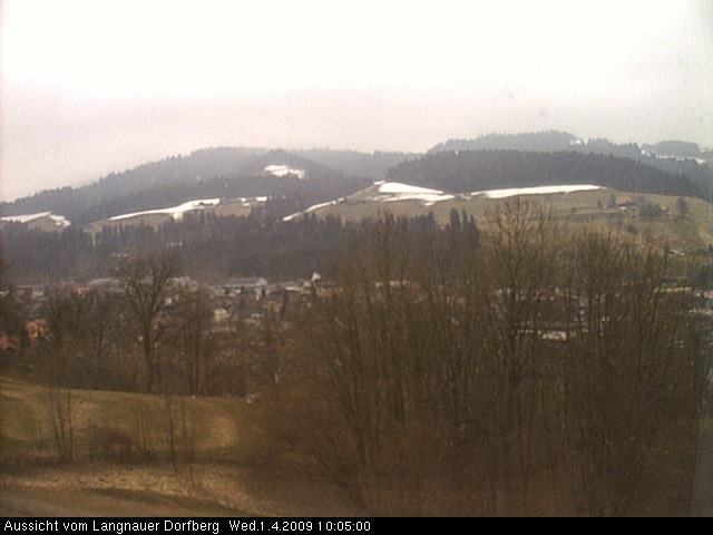 Webcam-Bild: Aussicht vom Dorfberg in Langnau 20090401-100500