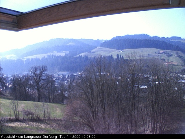 Webcam-Bild: Aussicht vom Dorfberg in Langnau 20090407-100500
