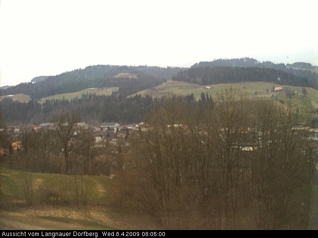 Webcam-Bild: Aussicht vom Dorfberg in Langnau 20090408-080500