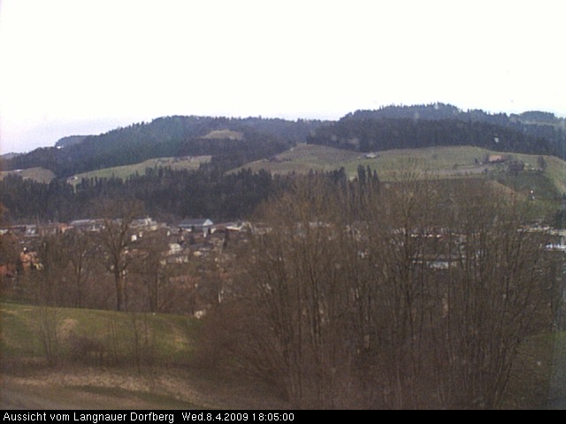 Webcam-Bild: Aussicht vom Dorfberg in Langnau 20090408-180500