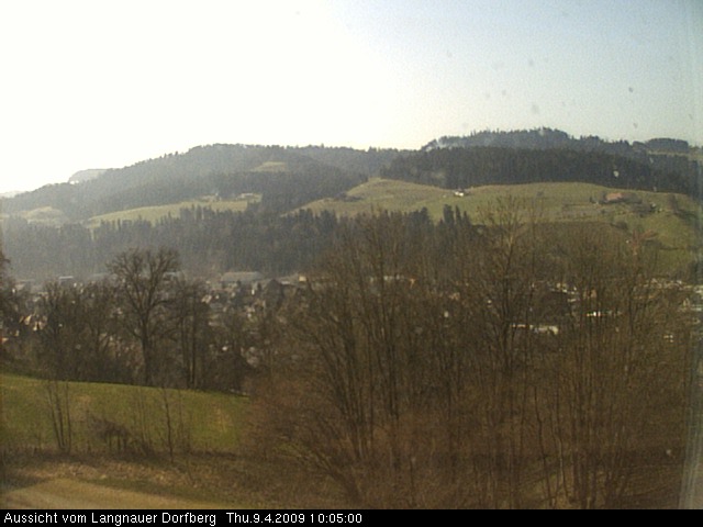 Webcam-Bild: Aussicht vom Dorfberg in Langnau 20090409-100500