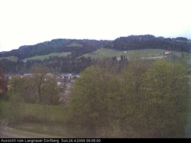 Webcam-Bild: Aussicht vom Dorfberg in Langnau 20090426-080500
