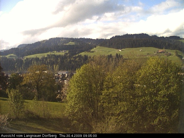 Webcam-Bild: Aussicht vom Dorfberg in Langnau 20090430-090500