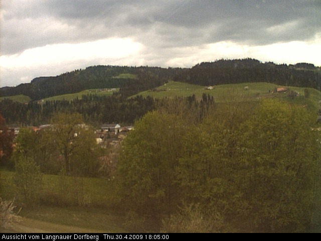 Webcam-Bild: Aussicht vom Dorfberg in Langnau 20090430-180500