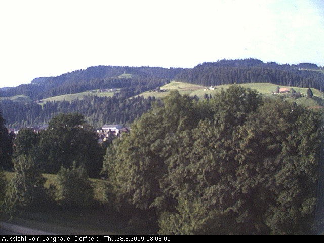 Webcam-Bild: Aussicht vom Dorfberg in Langnau 20090528-080500