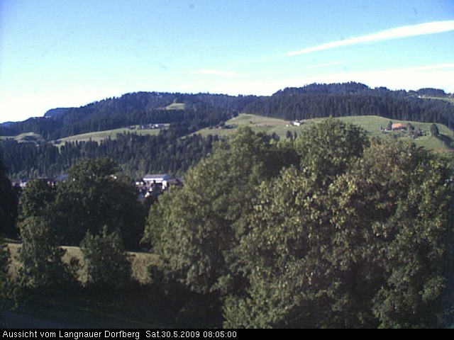 Webcam-Bild: Aussicht vom Dorfberg in Langnau 20090530-080500