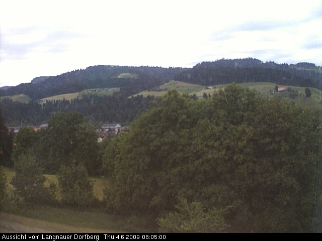 Webcam-Bild: Aussicht vom Dorfberg in Langnau 20090604-080500