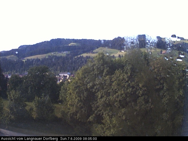 Webcam-Bild: Aussicht vom Dorfberg in Langnau 20090607-080500